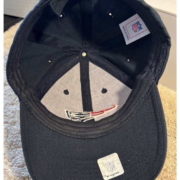 New England Patriots Hat Reebok Navy Blue Adjustable Football NFL Embroidered - Picture 6 of 8